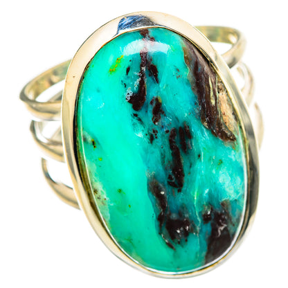 Peruvian Opal Rings handcrafted by Ana Silver Co - RING114868 - Photo 2