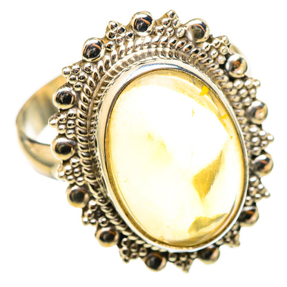 Citrine Sugarloaf Rings handcrafted by Ana Silver Co - RING114871 - Photo 2