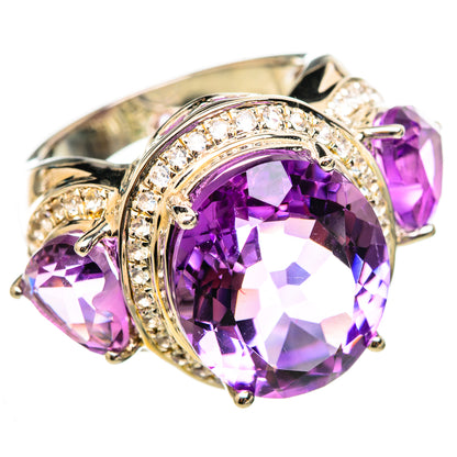 Amethyst Rings handcrafted by Ana Silver Co - RING114894 - Photo 2