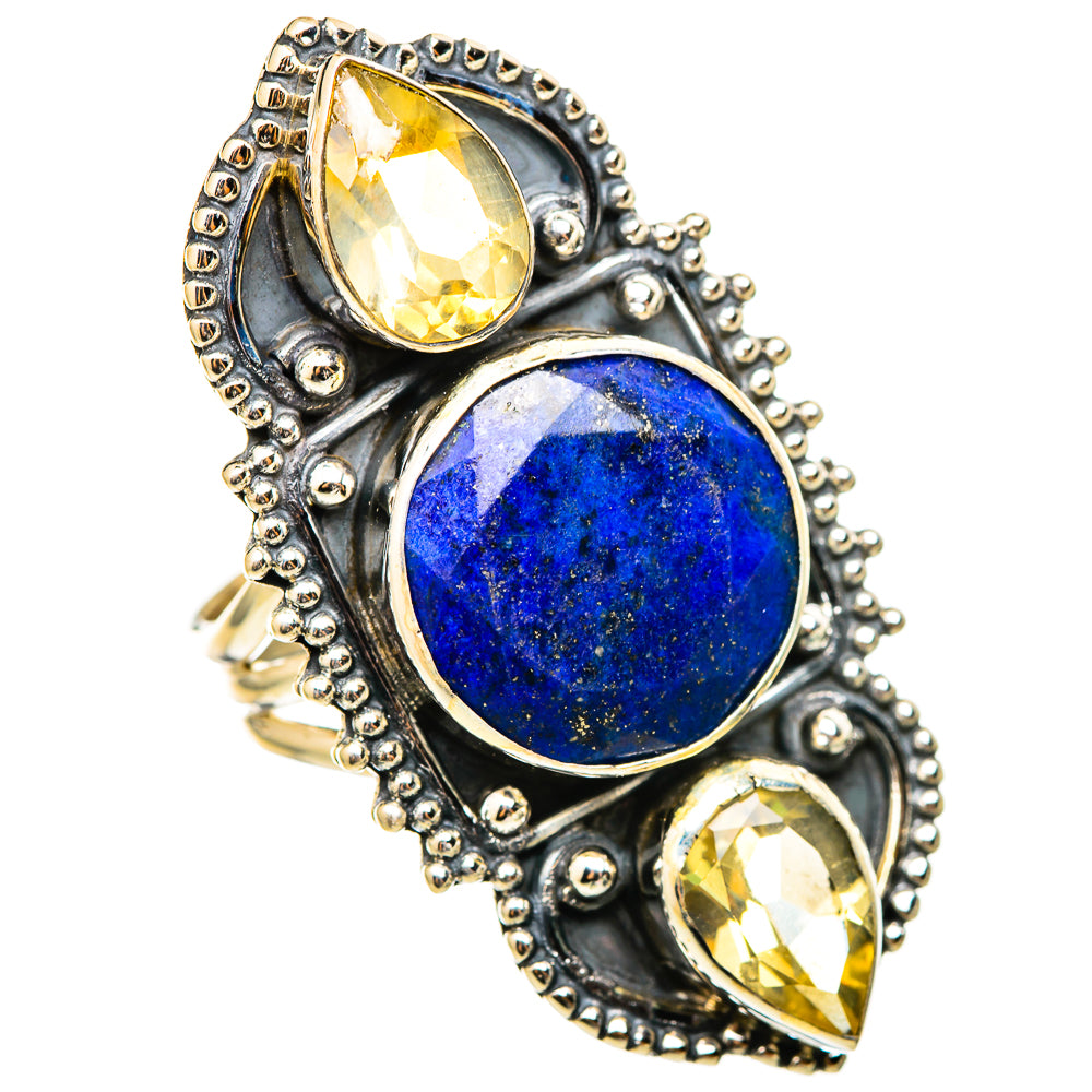 Lapis Lazuli Rings handcrafted by Ana Silver Co - RING114903 - Photo 2
