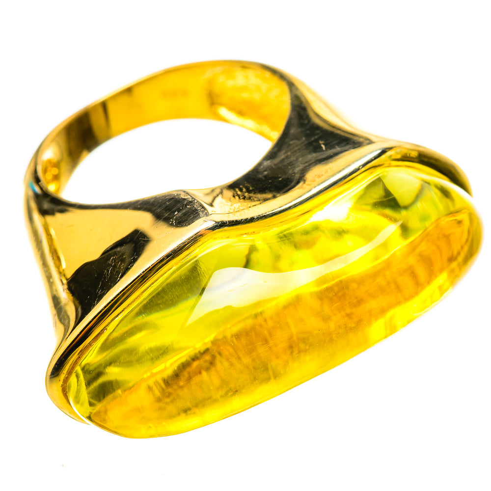 Lemon Quartz Rings handcrafted by Ana Silver Co - RING114912 - Photo 2