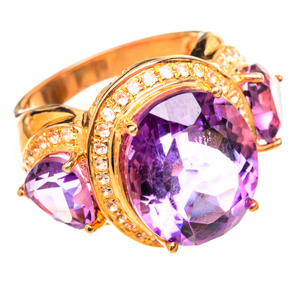 Amethyst Rings handcrafted by Ana Silver Co - RING114913 - Photo 2