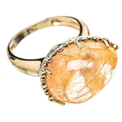 Rutilated Quartz Rings handcrafted by Ana Silver Co - RING114914 - Photo 2