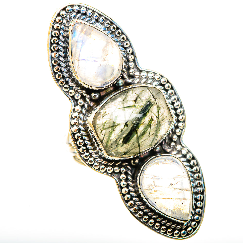 Tourmalinated Quartz Rings handcrafted by Ana Silver Co - RING114917 - Photo 2