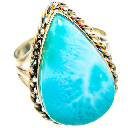 Larimar Rings handcrafted by Ana Silver Co - RING114922 - Photo 2