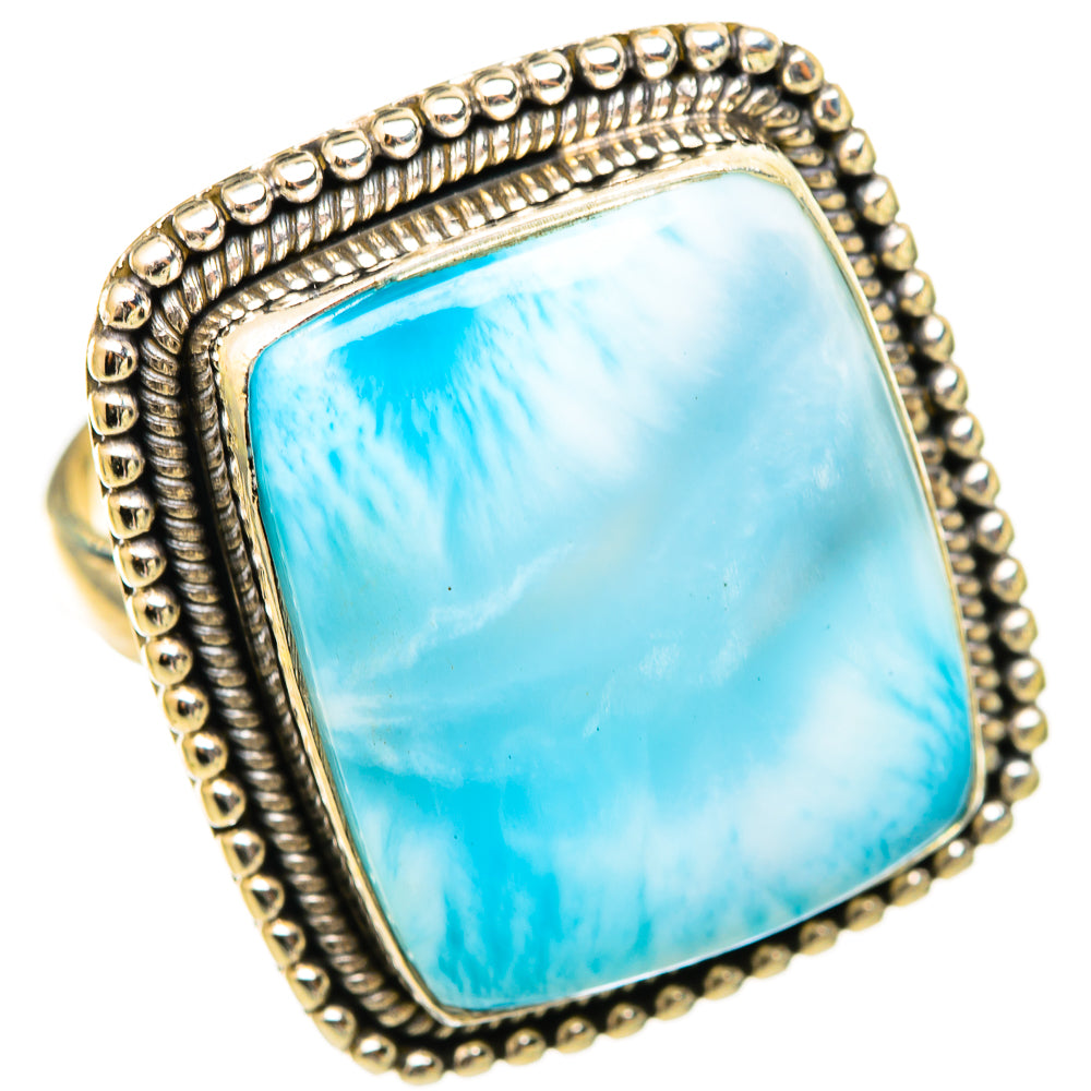 Larimar Rings handcrafted by Ana Silver Co - RING114924 - Photo 2