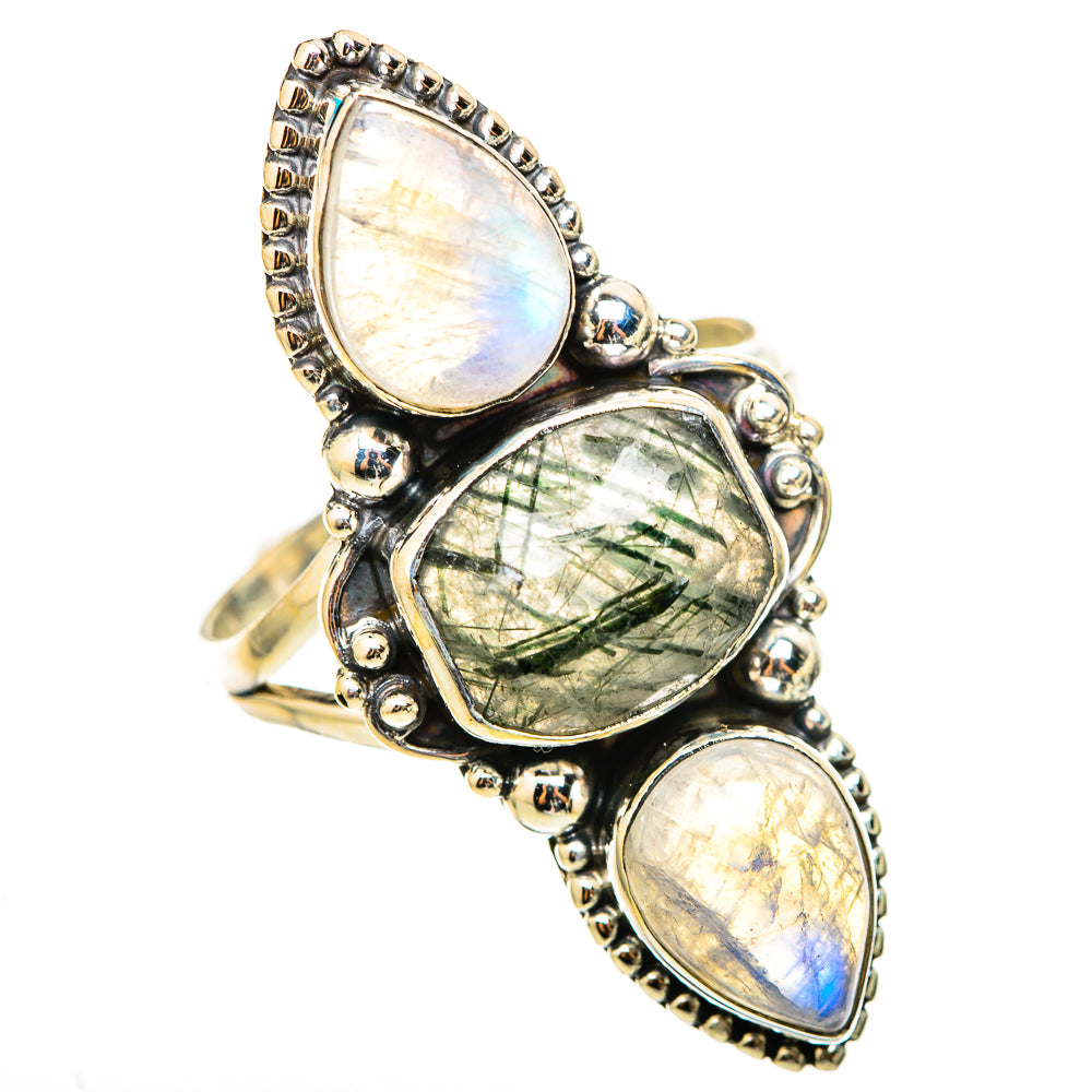 Tourmalinated Quartz Rings handcrafted by Ana Silver Co - RING114931 - Photo 2