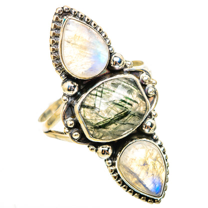Tourmalinated Quartz Rings handcrafted by Ana Silver Co - RING114931 - Photo 2