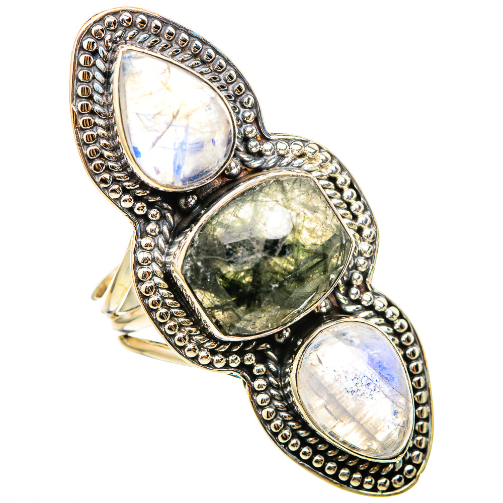 Tourmalinated Quartz Rings handcrafted by Ana Silver Co - RING114932 - Photo 2