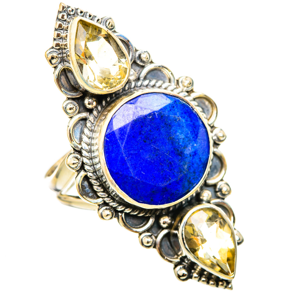 Lapis Lazuli Rings handcrafted by Ana Silver Co - RING114936 - Photo 2