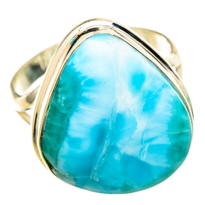Larimar Rings handcrafted by Ana Silver Co - RING114937 - Photo 2