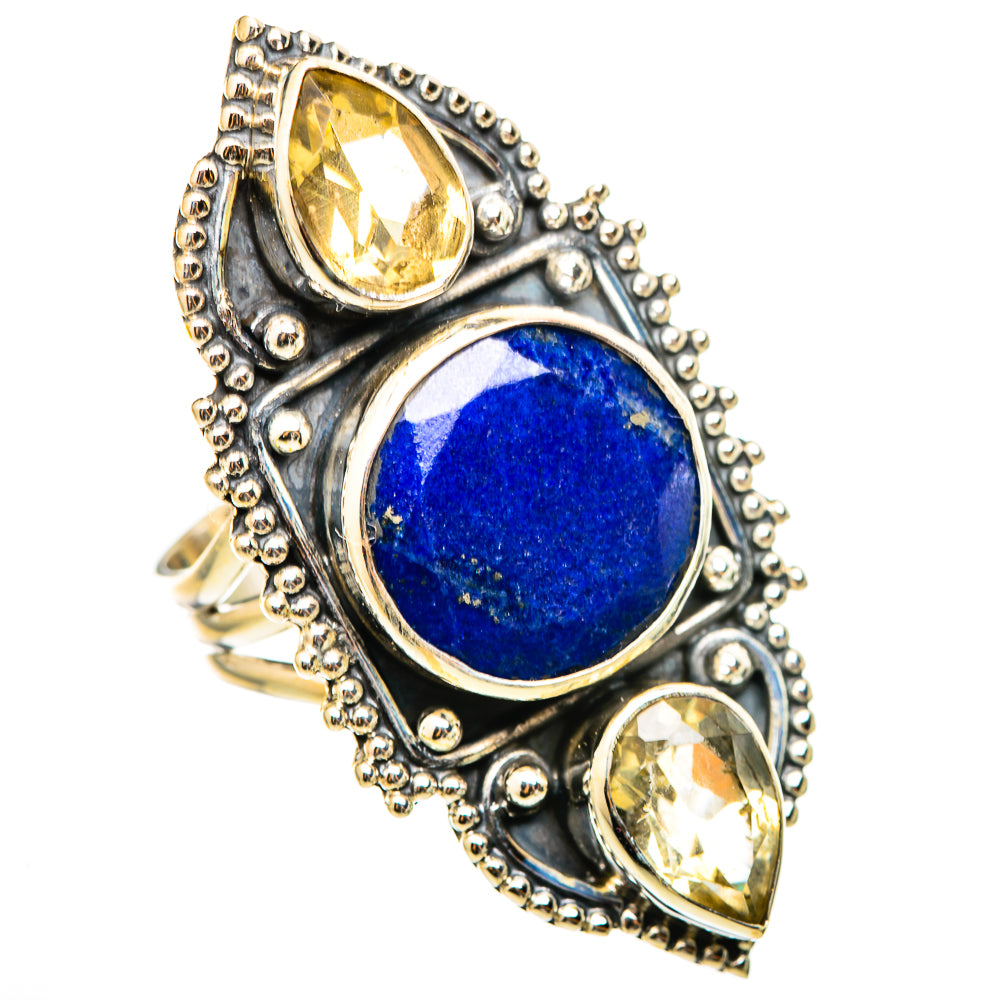 Lapis Lazuli Rings handcrafted by Ana Silver Co - RING114938 - Photo 2