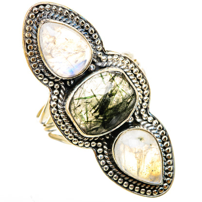 Tourmalinated Quartz Rings handcrafted by Ana Silver Co - RING114948 - Photo 2