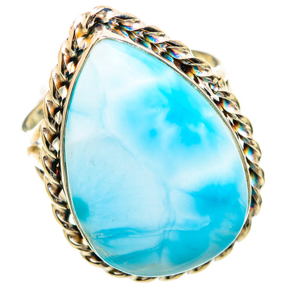 Larimar Rings handcrafted by Ana Silver Co - RING114953 - Photo 2