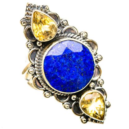 Lapis Lazuli Rings handcrafted by Ana Silver Co - RING114954 - Photo 2