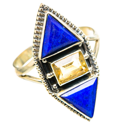 Lapis Lazuli Rings handcrafted by Ana Silver Co - RING114967 - Photo 2