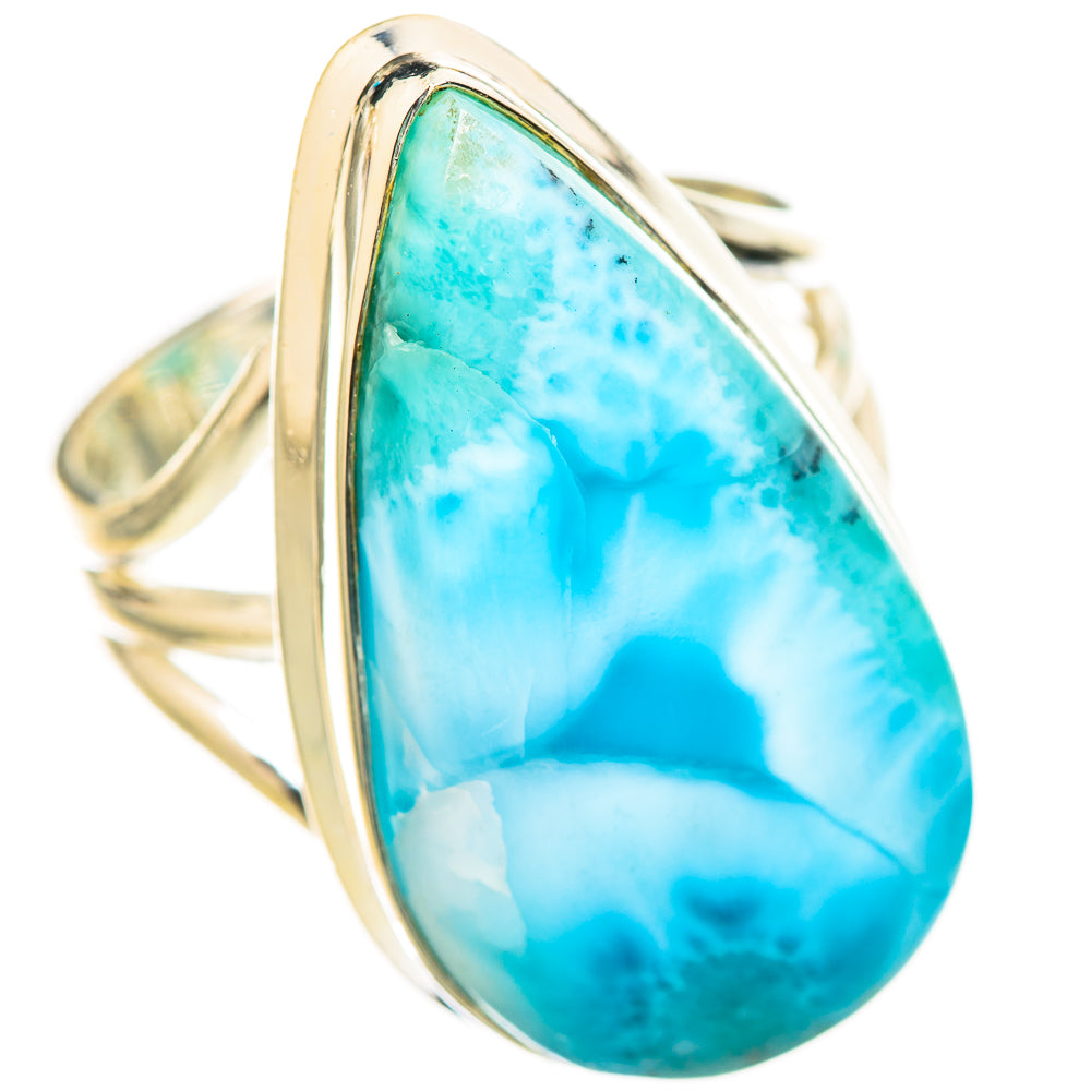 Larimar Rings handcrafted by Ana Silver Co - RING114968 - Photo 2