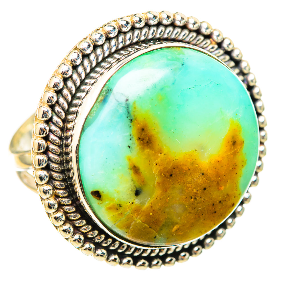 Peruvian Opal Rings handcrafted by Ana Silver Co - RING114974 - Photo 2