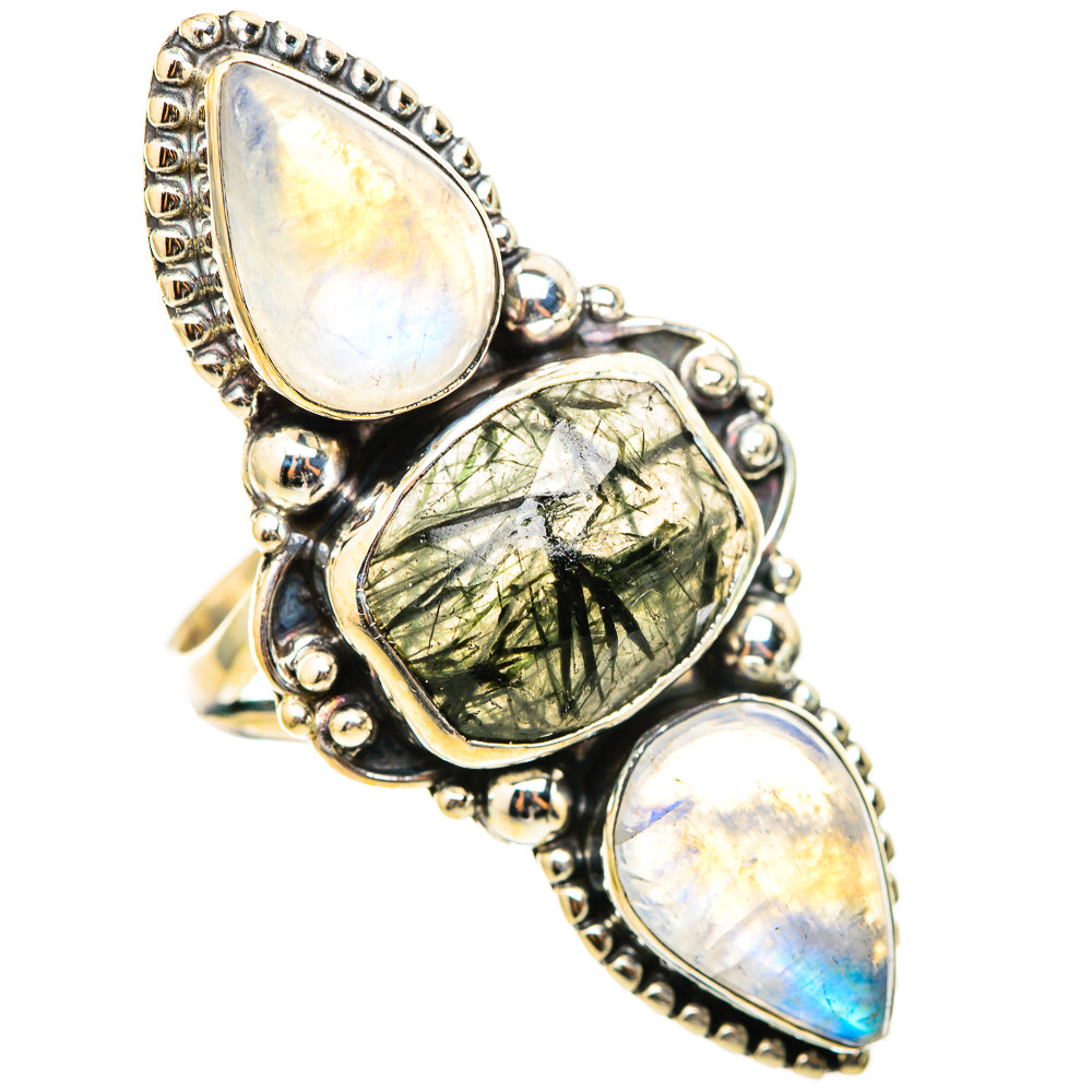 Tourmalinated Quartz Rings handcrafted by Ana Silver Co - RING114980 - Photo 2