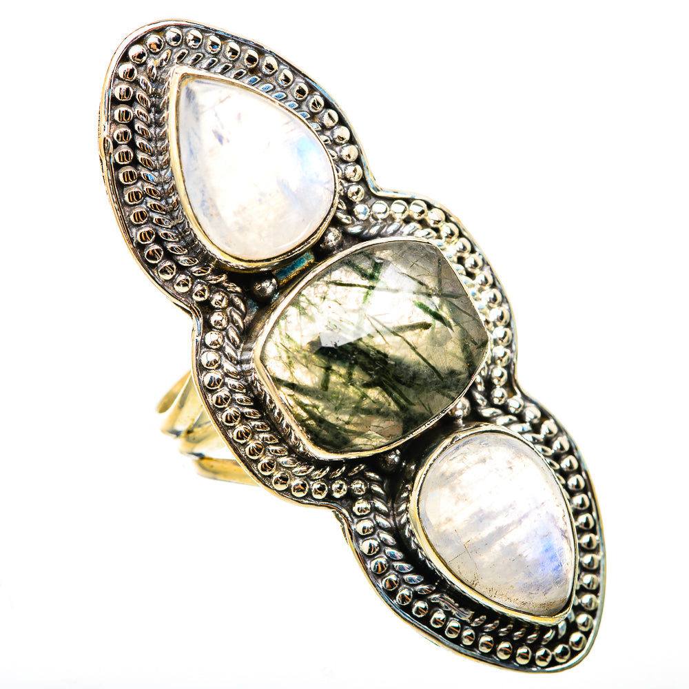 Tourmalinated Quartz Rings handcrafted by Ana Silver Co - RING114981 - Photo 2