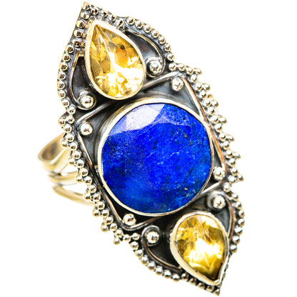 Lapis Lazuli Rings handcrafted by Ana Silver Co - RING114984 - Photo 2