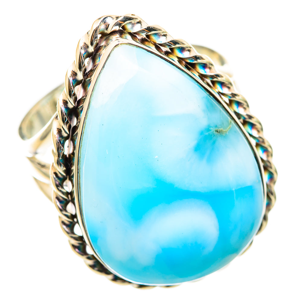 Larimar Rings handcrafted by Ana Silver Co - RING114986 - Photo 2