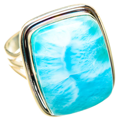 Larimar Rings handcrafted by Ana Silver Co - RING114989 - Photo 2