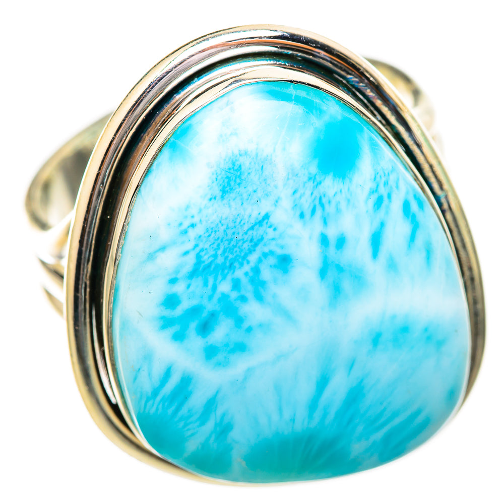 Larimar Rings handcrafted by Ana Silver Co - RING114998 - Photo 2