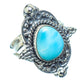 Larimar Rings handcrafted by Ana Silver Co - RING11499