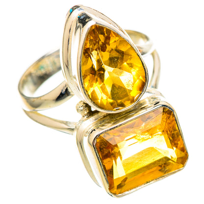 Citrine Rings handcrafted by Ana Silver Co - RING115006 - Photo 2