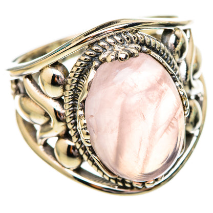 Rose Quartz Rings handcrafted by Ana Silver Co - RING115007 - Photo 2
