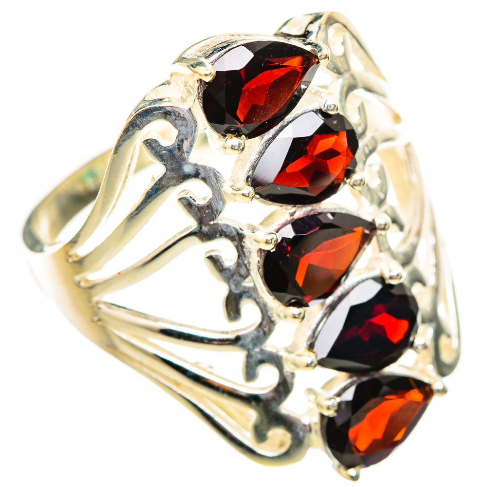 Garnet Rings handcrafted by Ana Silver Co - RING115009 - Photo 2