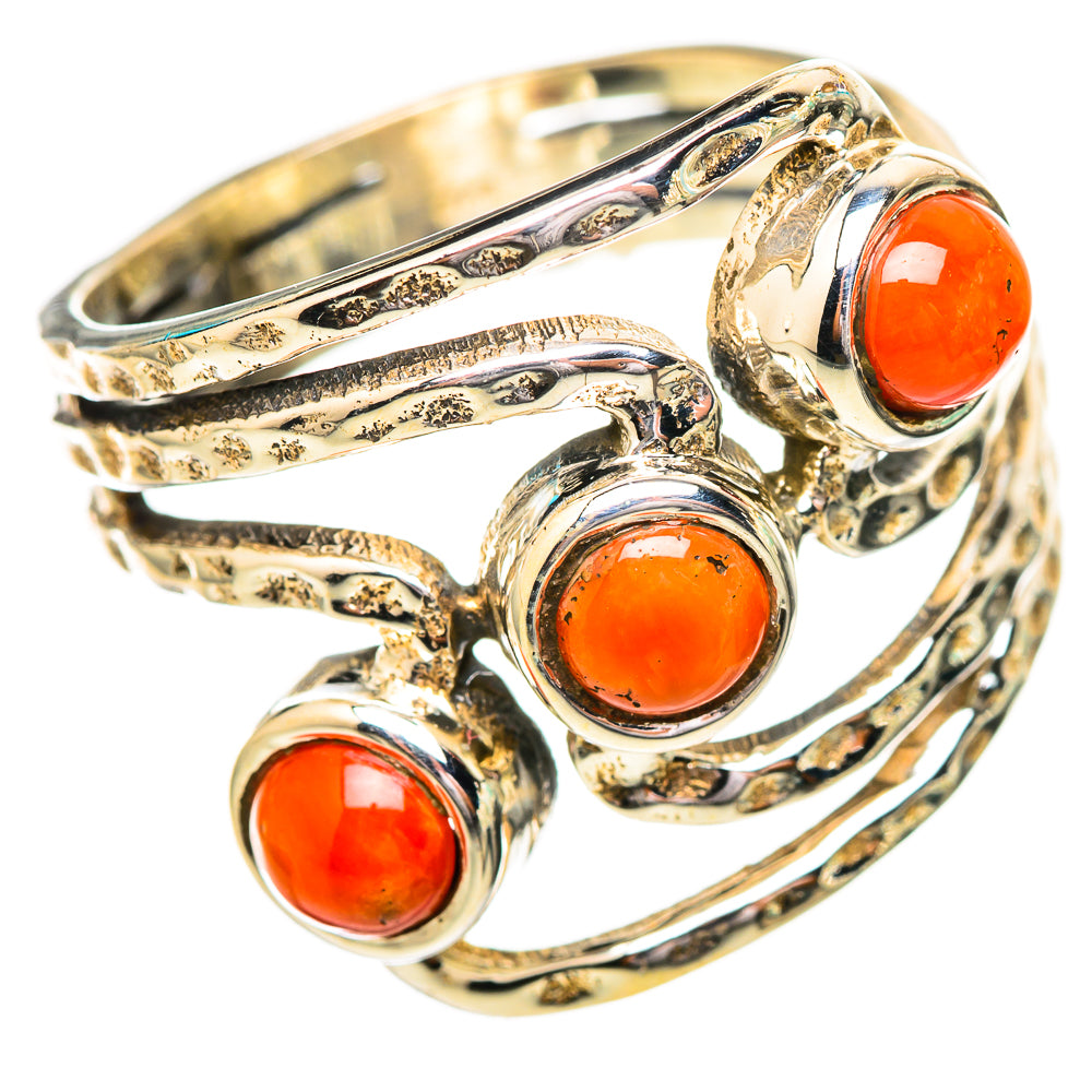 Carnelian Rings handcrafted by Ana Silver Co - RING115011 - Photo 2
