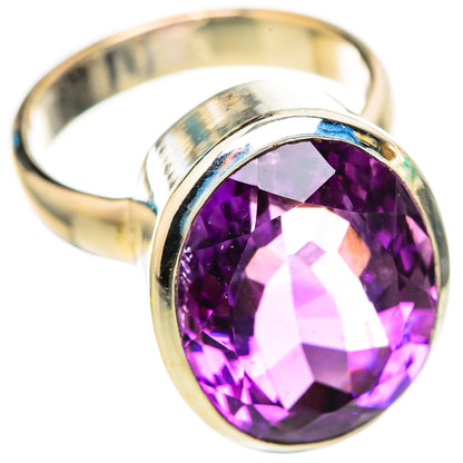 Amethyst Rings handcrafted by Ana Silver Co - RING115012 - Photo 2