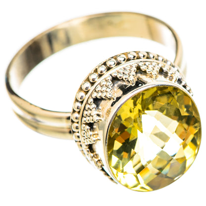 Citrine Rings handcrafted by Ana Silver Co - RING115019 - Photo 2