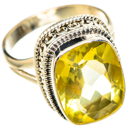 Citrine Rings handcrafted by Ana Silver Co - RING115020 - Photo 2