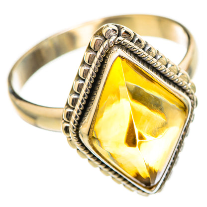 Citrine Rings handcrafted by Ana Silver Co - RING115031 - Photo 2