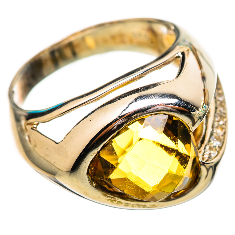 Citrine Rings handcrafted by Ana Silver Co - RING115032 - Photo 2