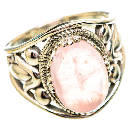 Rose Quartz Rings handcrafted by Ana Silver Co - RING115033 - Photo 2