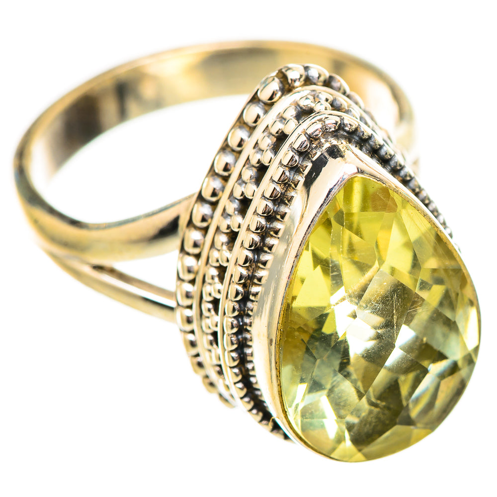 Citrine Rings handcrafted by Ana Silver Co - RING115045 - Photo 2