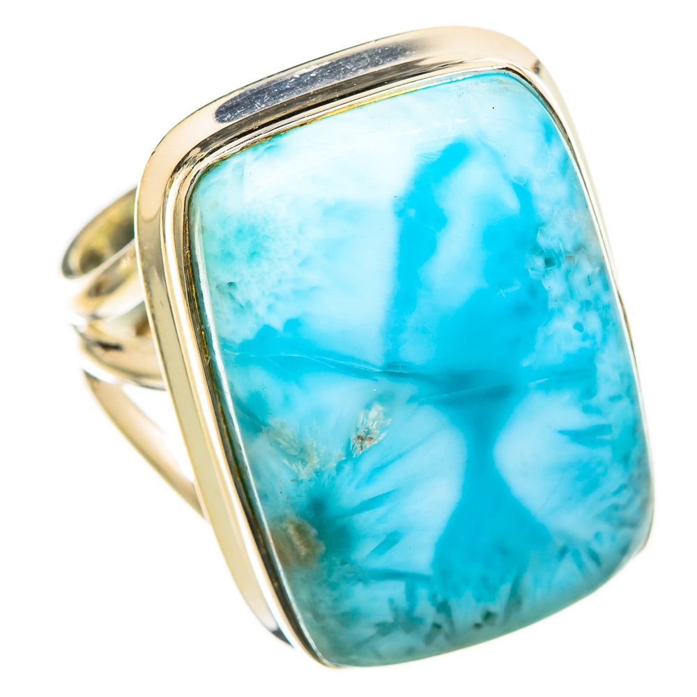 Larimar Rings handcrafted by Ana Silver Co - RING115048 - Photo 2