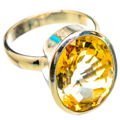 Citrine Rings handcrafted by Ana Silver Co - RING115058 - Photo 2