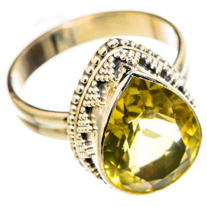 Citrine Rings handcrafted by Ana Silver Co - RING115071 - Photo 2