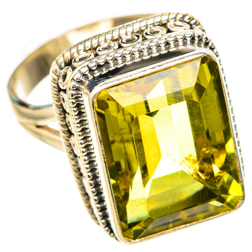 Citrine Rings handcrafted by Ana Silver Co - RING115072 - Photo 2