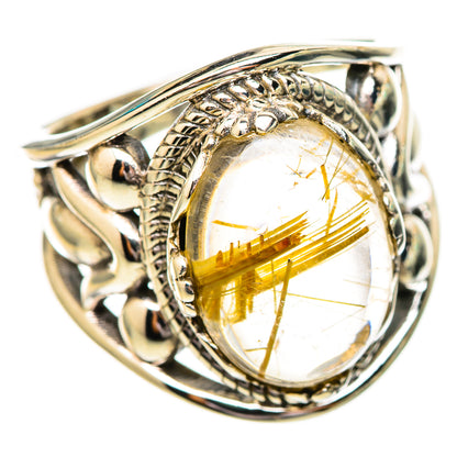 Rutilated Quartz Rings handcrafted by Ana Silver Co - RING115089 - Photo 2