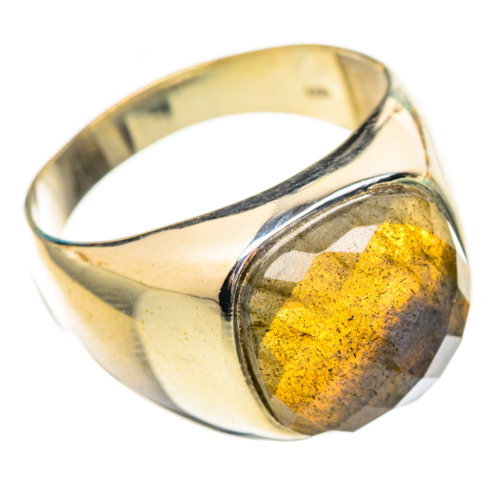 Labradorite Rings handcrafted by Ana Silver Co - RING115100 - Photo 2