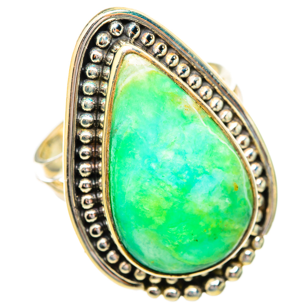 Peruvian Opal Rings handcrafted by Ana Silver Co - RING115104 - Photo 2
