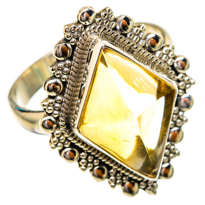 Citrine Rings handcrafted by Ana Silver Co - RING115106 - Photo 2