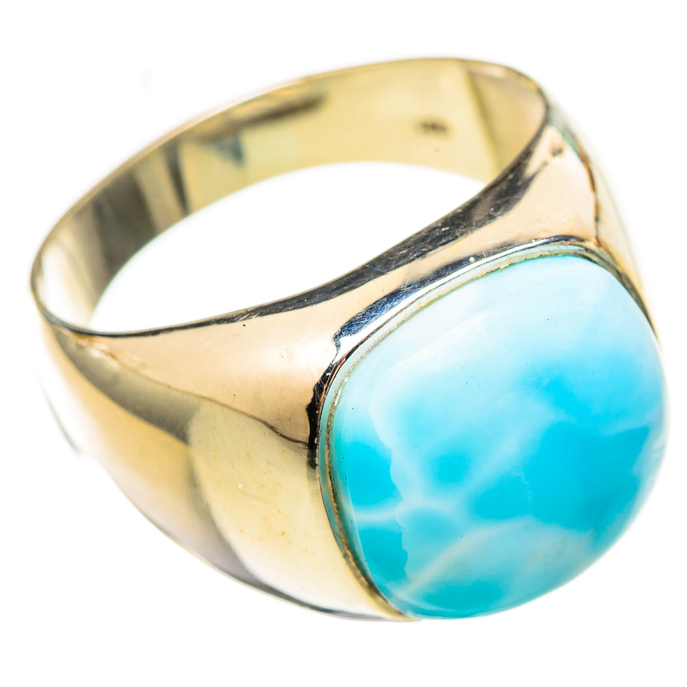 Larimar Rings handcrafted by Ana Silver Co - RING115118 - Photo 2