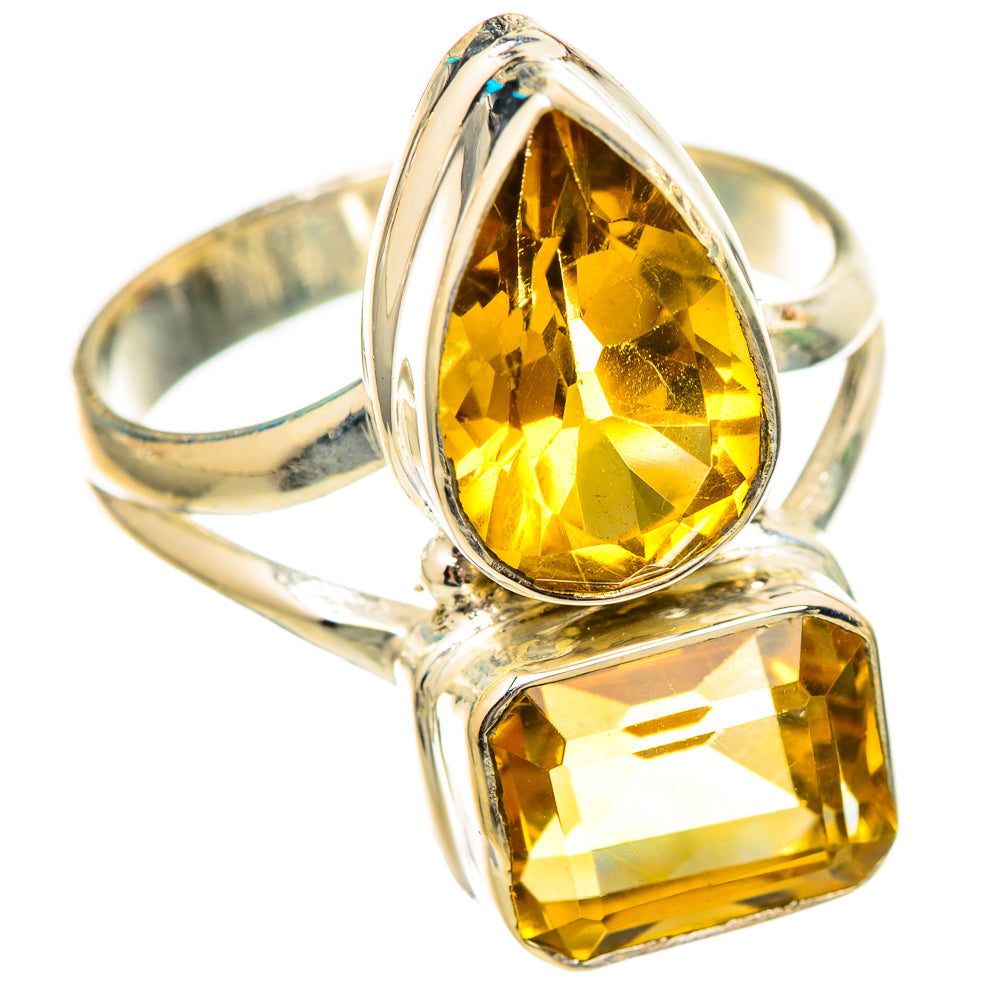 Citrine Rings handcrafted by Ana Silver Co - RING115126 - Photo 2